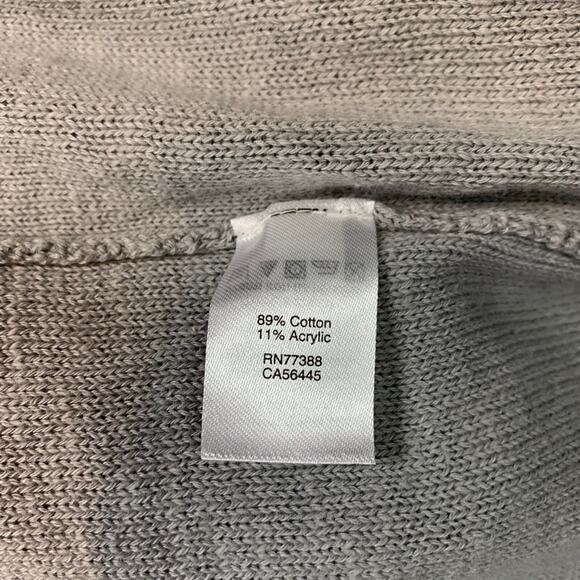 J Crew Womens Knit Open Cotton Gray H9492 Bell Sleeve Cardigan Sweater sz XS - Picture 12 of 16